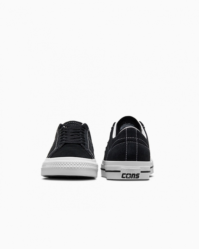 Converse CONS One Star Pro Zwart Zwart Wit | 3721-KPCES