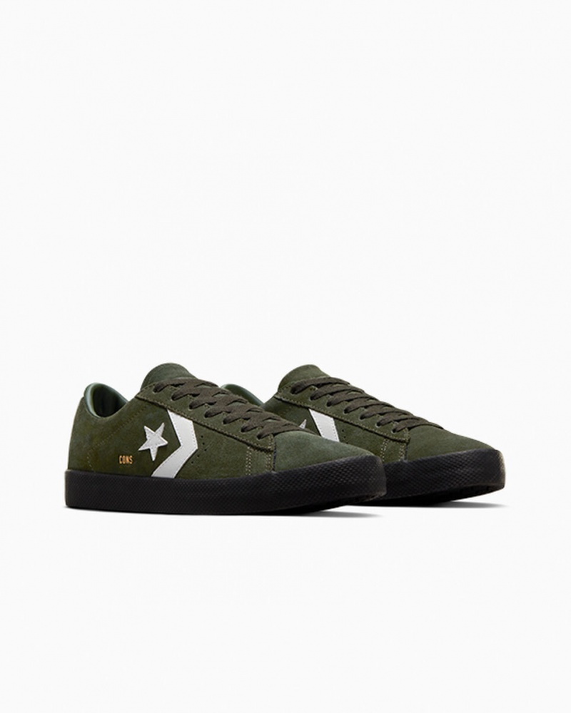 Converse CONS PL Vulc Pro Suede Groen Wit Zwart | 3062-SZUNG