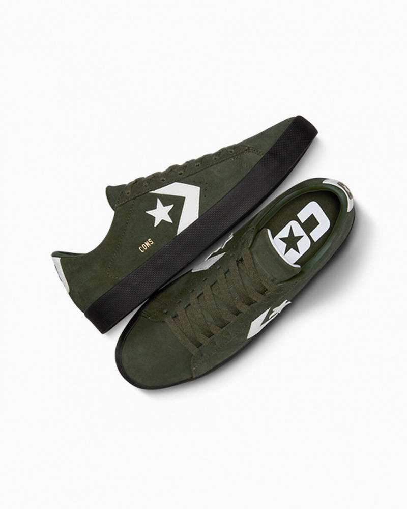 Converse CONS PL Vulc Pro Suede Groen Wit Zwart | 3062-SZUNG