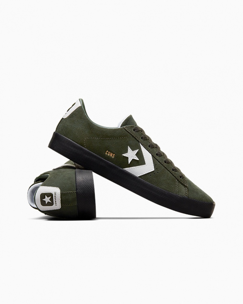 Converse CONS PL Vulc Pro Suede Groen Wit Zwart | 3062-SZUNG