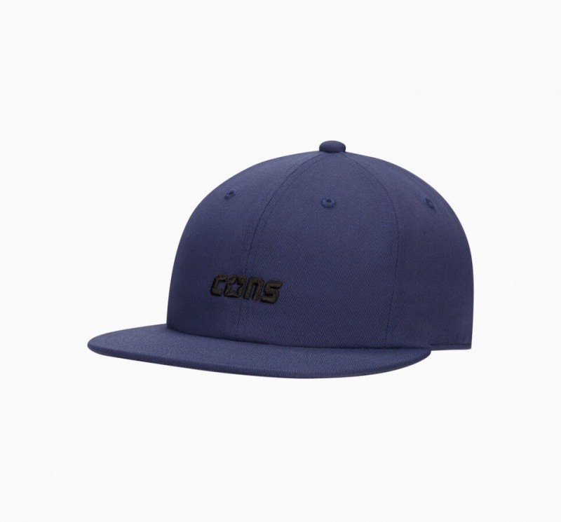 Converse CONS Six Panel Baseball Hat Blauw | 8361-KDIUM