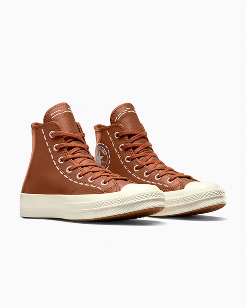 Converse Chuck 70 Bold Stitch Tawny Owl / Tawny Owl / Egret | 7589-BRELJ