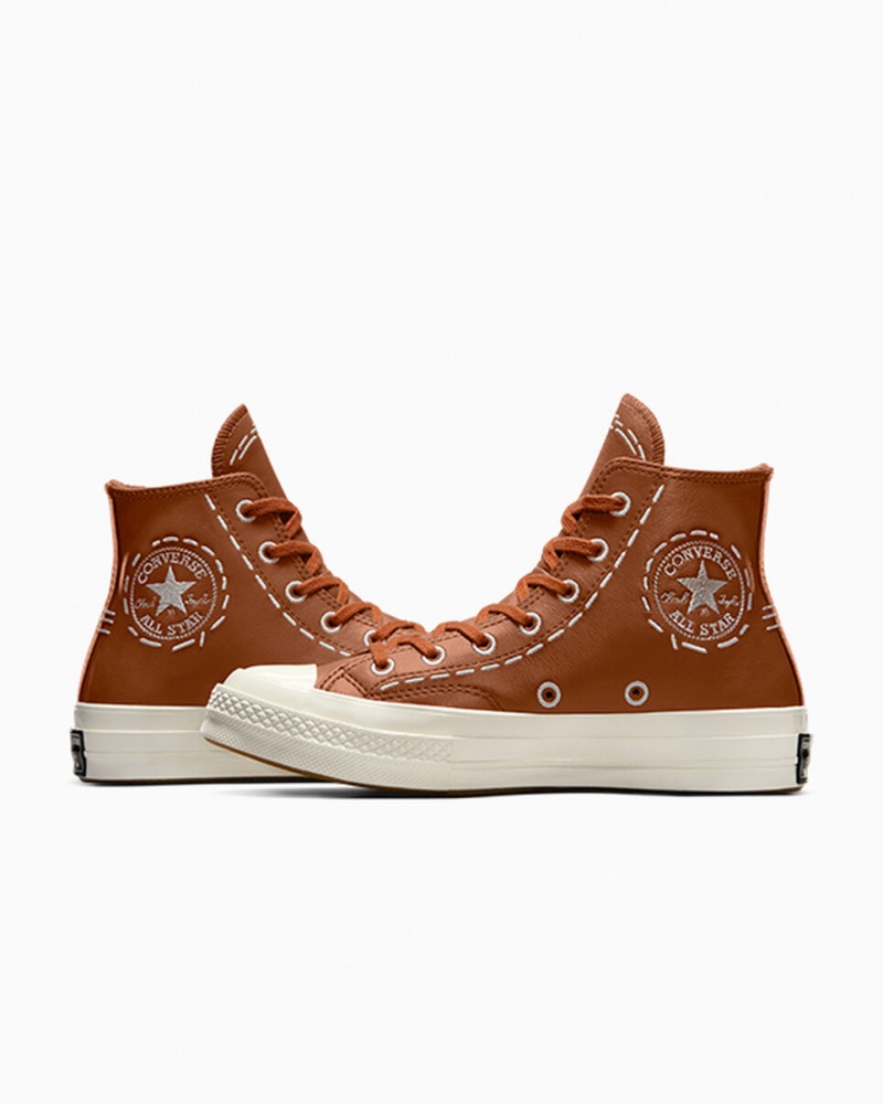 Converse Chuck 70 Bold Stitch Tawny Owl / Tawny Owl / Egret | 7589-BRELJ