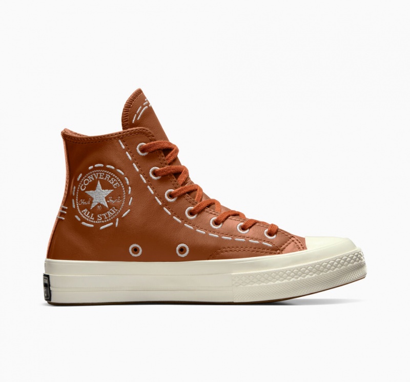 Converse Chuck 70 Bold Stitch Tawny Owl / Tawny Owl / Egret | 7589-BRELJ