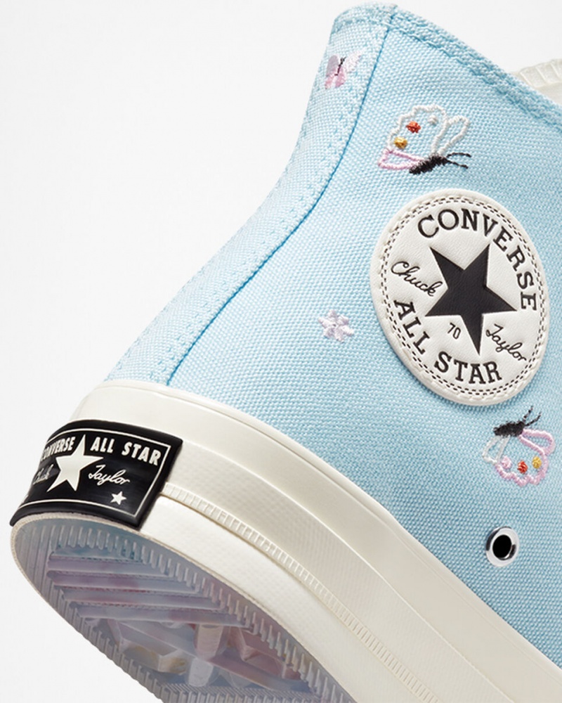 Converse Chuck 70 Butterfly Wings Blauw Zwart | 1297-GQDAZ