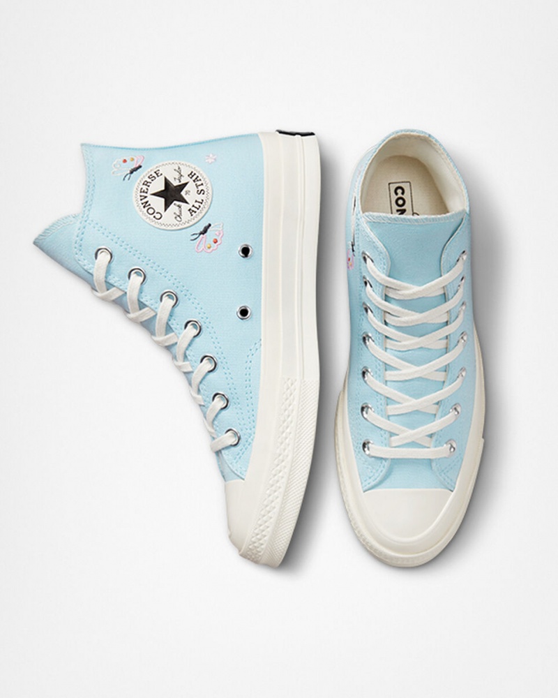 Converse Chuck 70 Butterfly Wings Blauw Zwart | 1297-GQDAZ