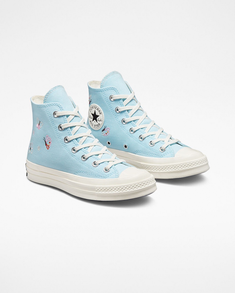 Converse Chuck 70 Butterfly Wings Blauw Zwart | 1297-GQDAZ