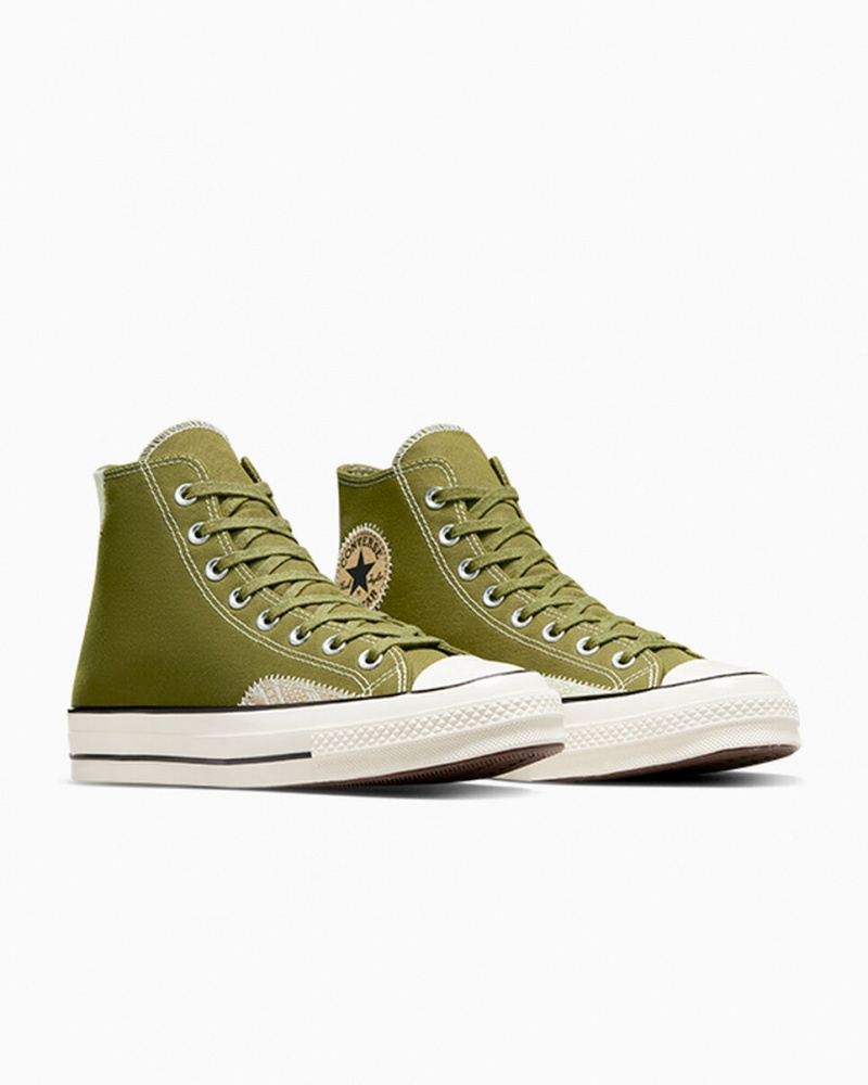 Converse Chuck 70 Crafted Ollie Patch Groen Groen | 8792-EXDCJ