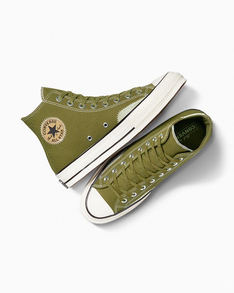 Converse Chuck 70 Crafted Ollie Patch Groen Groen | 8792-EXDCJ