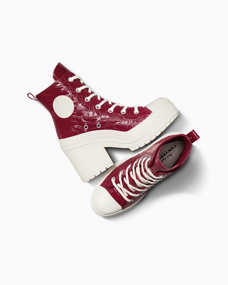 Converse Chuck 70 De Luxe Heel Embossed Cabernet / Cabernet / Egret | 5072-POFXW