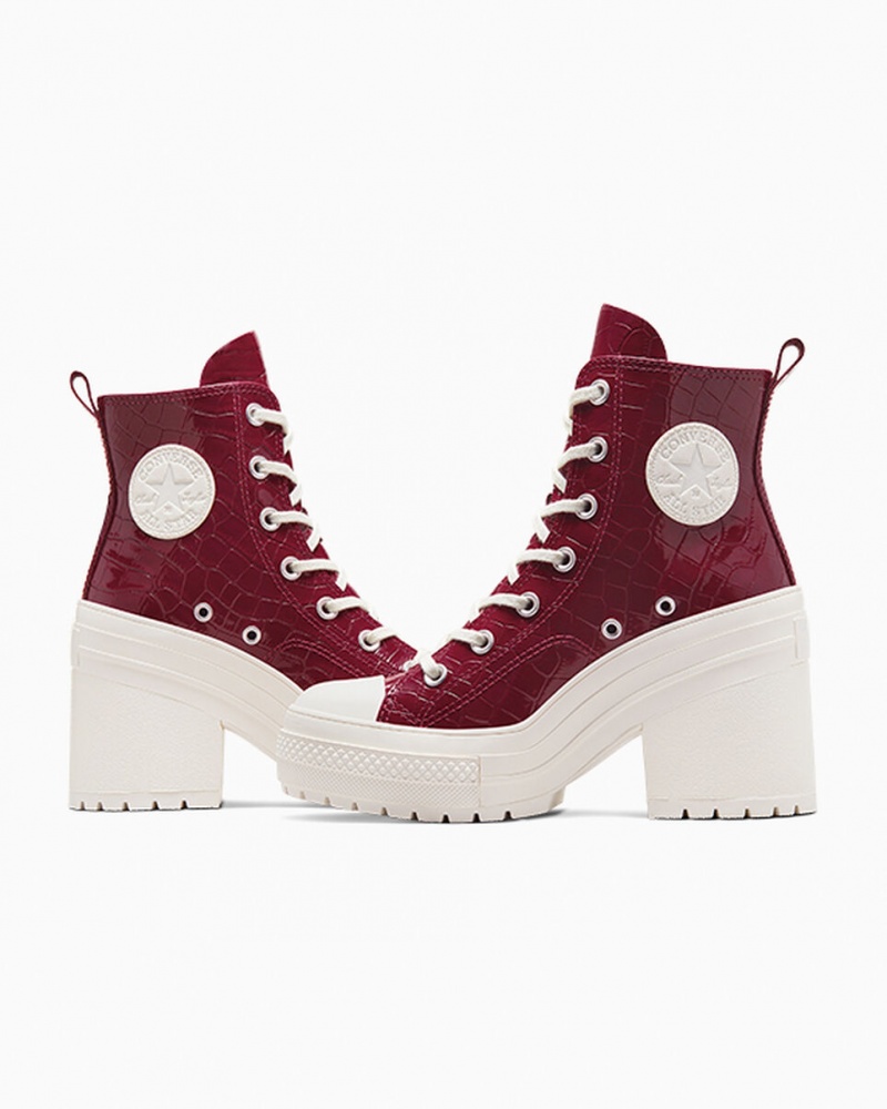 Converse Chuck 70 De Luxe Heel Embossed Cabernet / Cabernet / Egret | 5072-POFXW