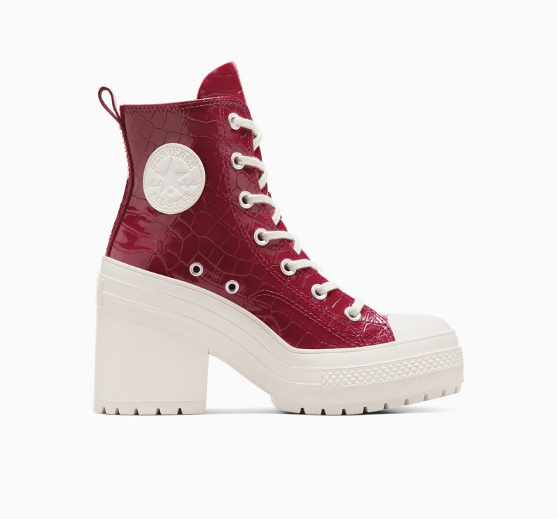 Converse Chuck 70 De Luxe Heel Embossed Cabernet / Cabernet / Egret | 1962-MGNEX