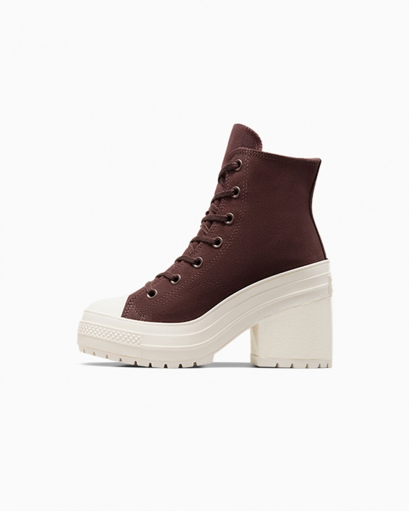 Converse Chuck 70 De Luxe Heel Suede Bruin | 6825-LUIPF