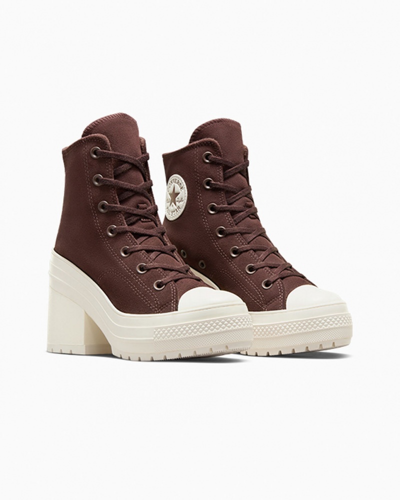 Converse Chuck 70 De Luxe Heel Suede Bruin | 6825-LUIPF