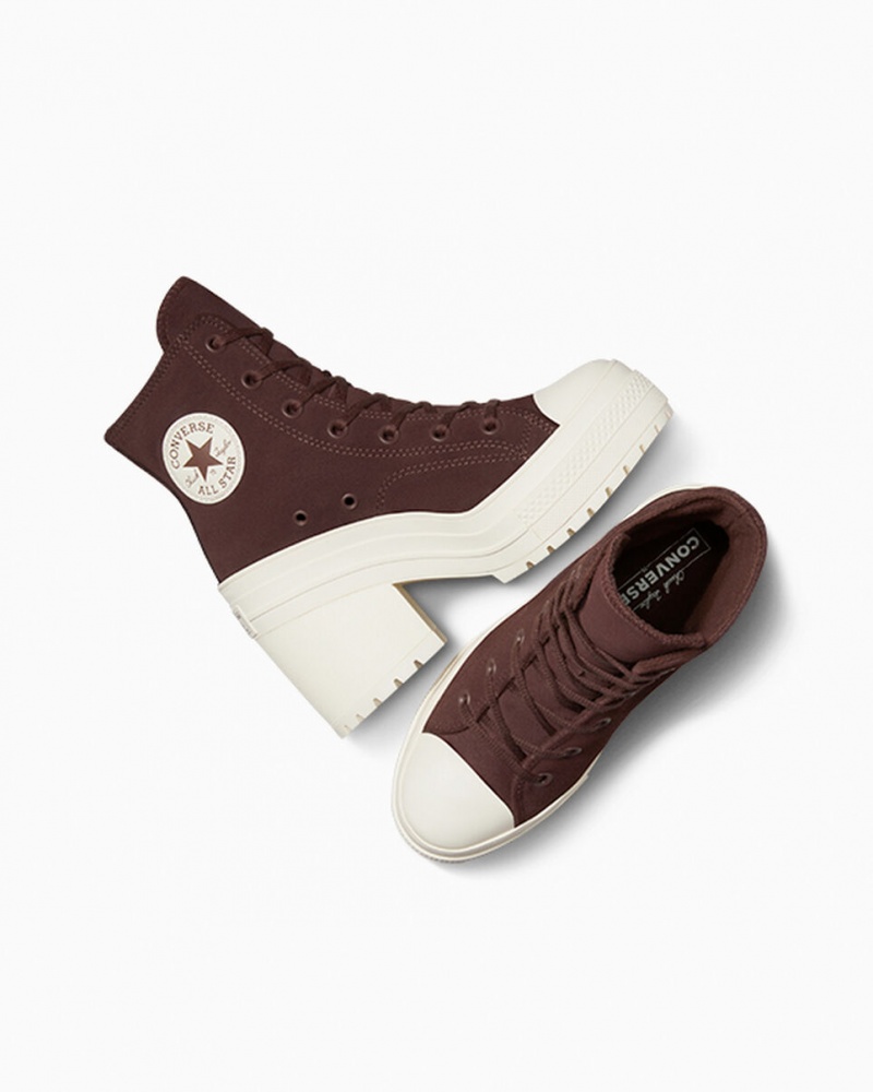 Converse Chuck 70 De Luxe Heel Suede Bruin | 6825-LUIPF