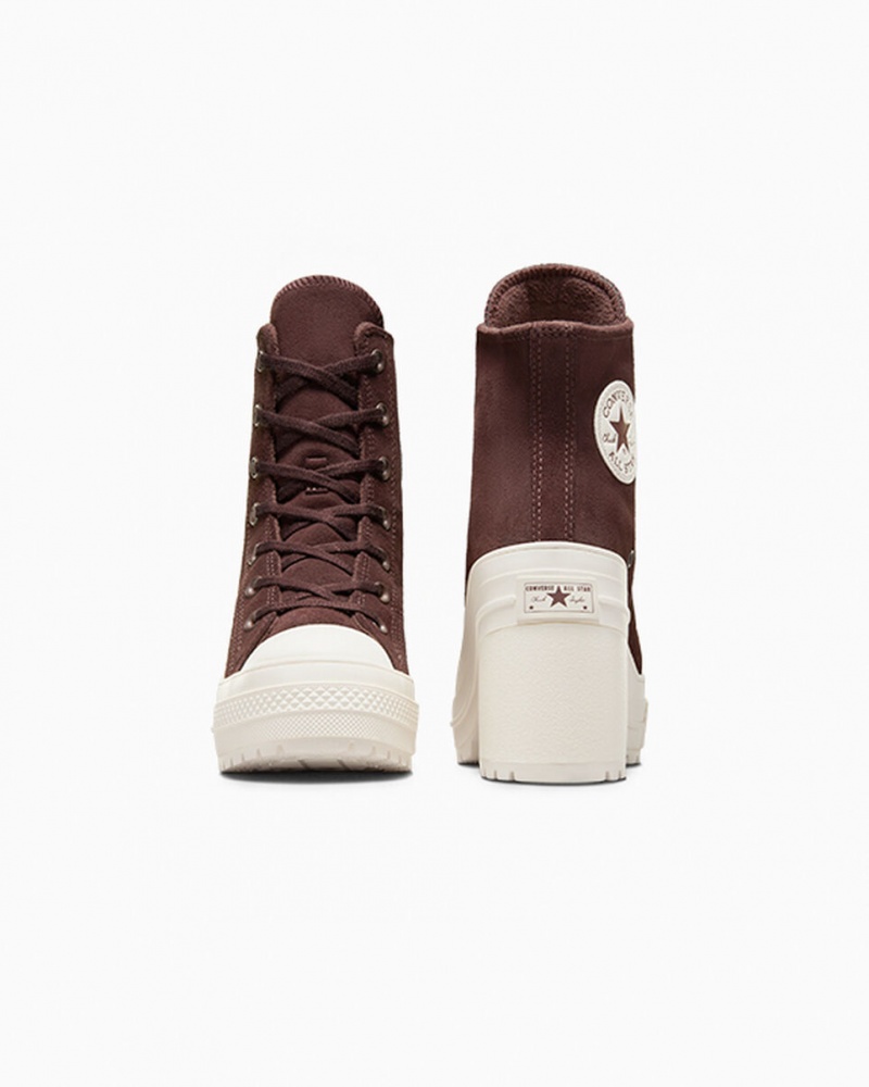 Converse Chuck 70 De Luxe Heel Suede Bruin | 6825-LUIPF