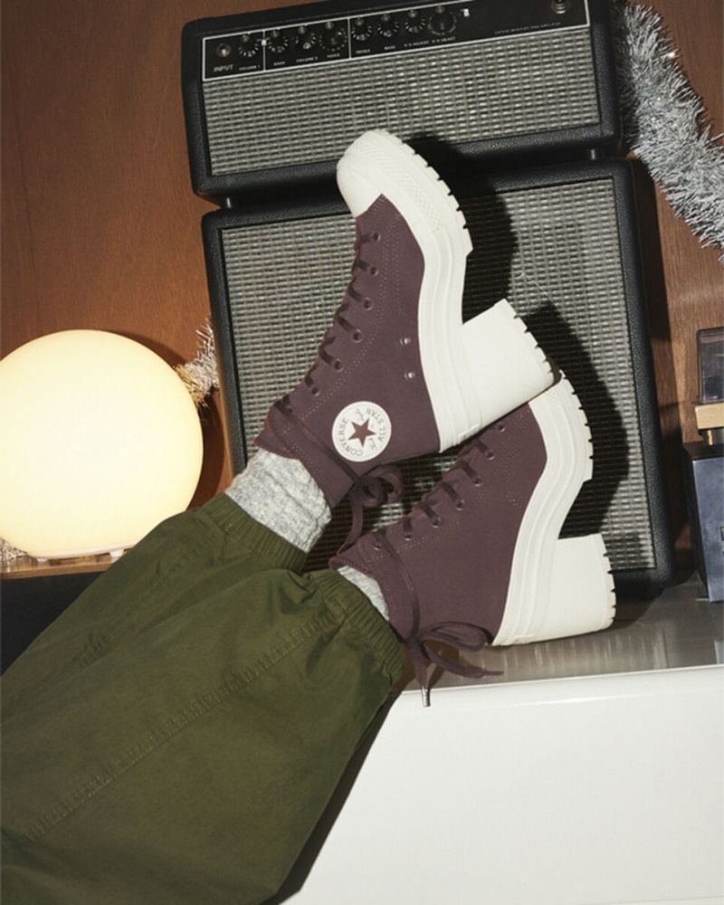 Converse Chuck 70 De Luxe Heel Suede Bruin | 1860-NBDTI