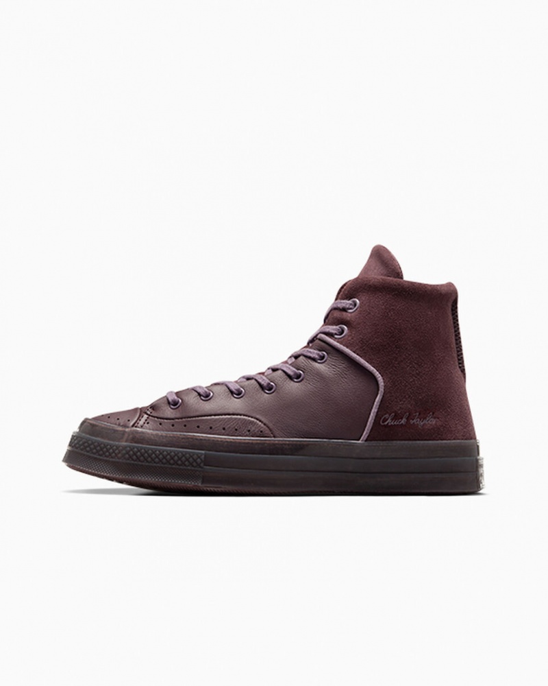 Converse Chuck 70 Marquis Leren Grijs | 1685-TRYDW