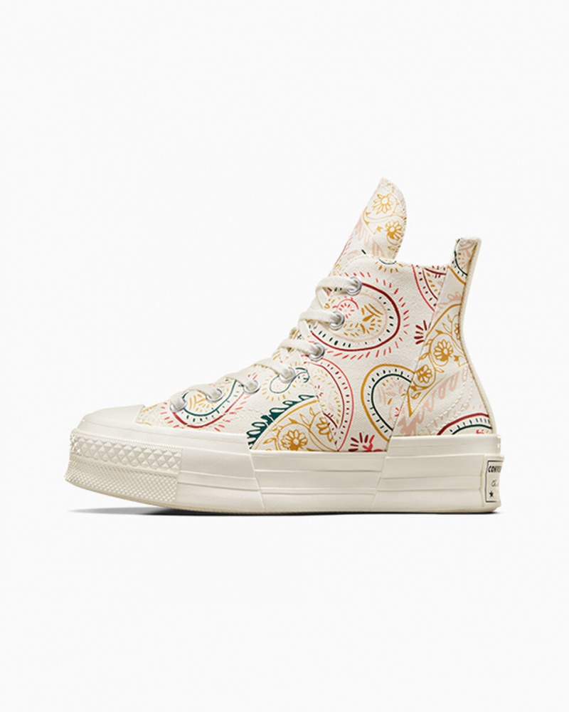 Converse Chuck 70 Plus Crafted Evolution Zwart Roze | 1450-UCOXD