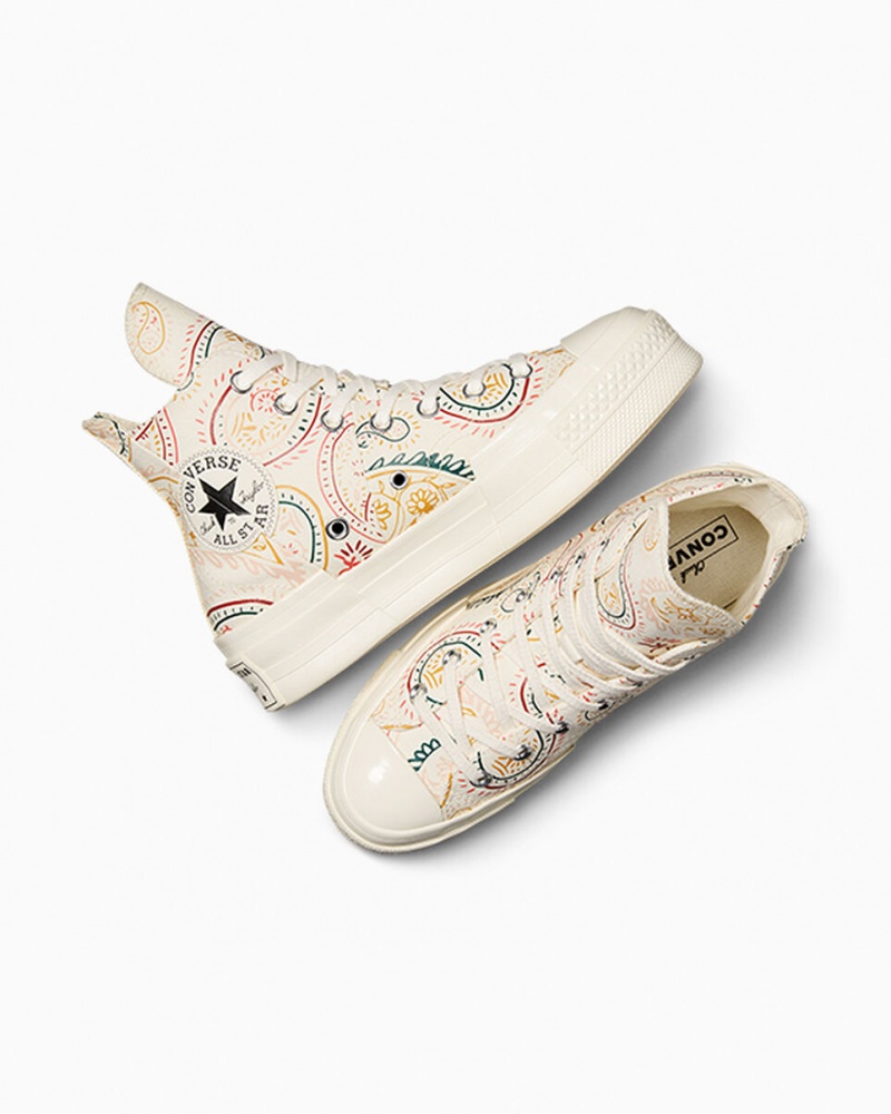 Converse Chuck 70 Plus Crafted Evolution Zwart Roze | 1450-UCOXD