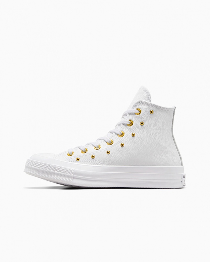 Converse Chuck 70 Star Studded Wit Wit Goud | 7356-FAONK