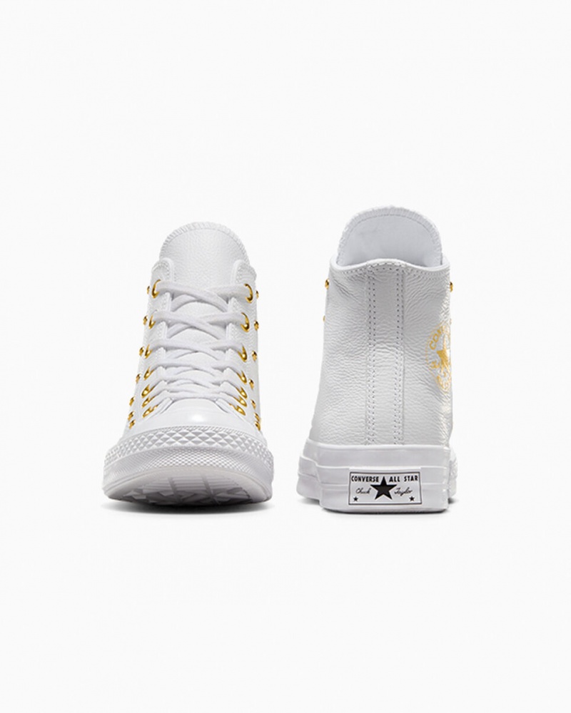 Converse Chuck 70 Star Studded Wit Wit Goud | 7356-FAONK