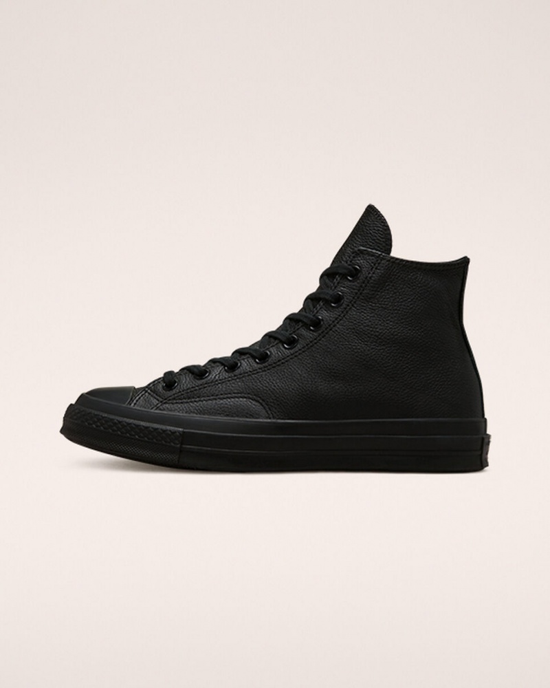 Converse Chuck 70 Tonal Leren Zwart Zwart Zwart | 1235-DGTFK