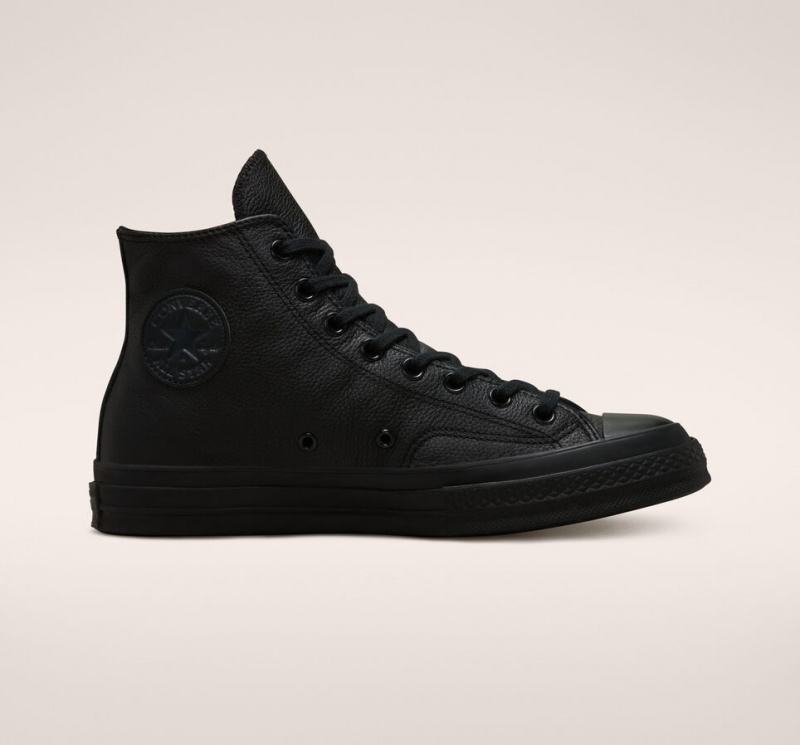 Converse Chuck 70 Tonal Leren Zwart Zwart Zwart | 1235-DGTFK