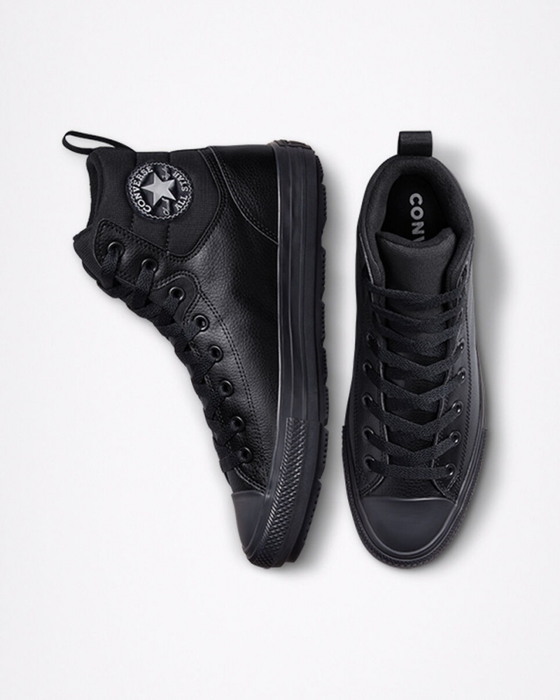 Converse Chuck Taylor All Star Berkshire Boot Zwart Zwart | 6804-RTGHF