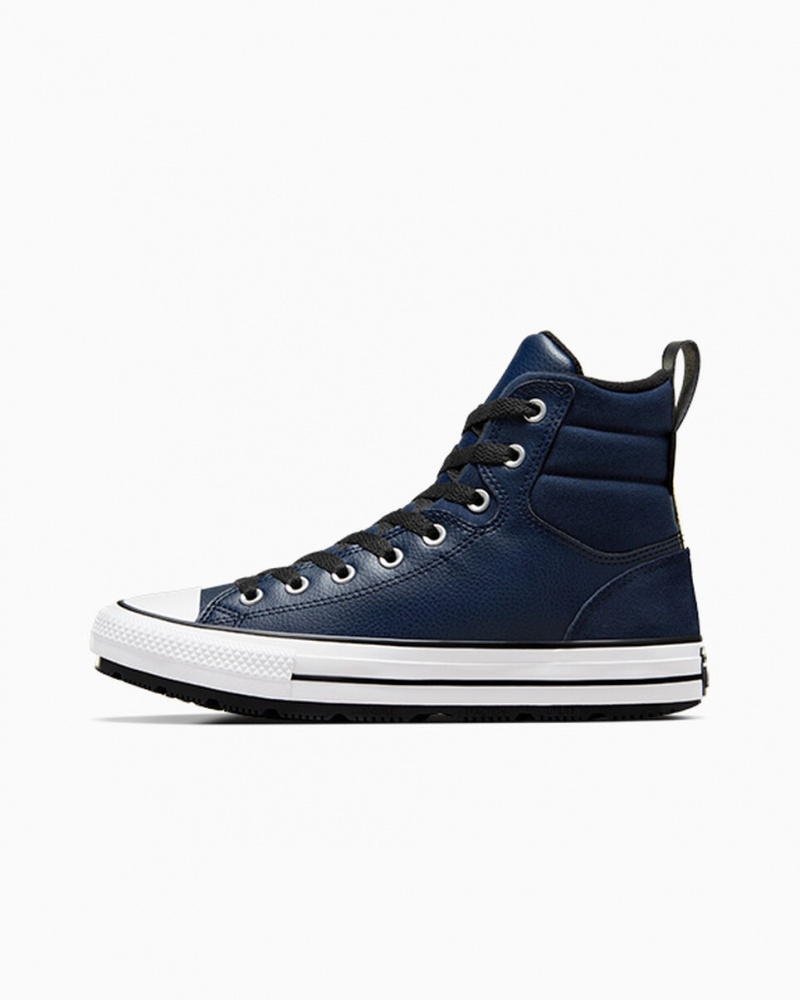 Converse Chuck Taylor All Star Berkshire Boot Obsidian Zwart Wit | 3518-UHLAR