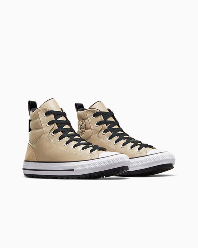 Converse Chuck Taylor All Star Berkshire Boot Khaki Zwart Wit | 9605-IXNAR