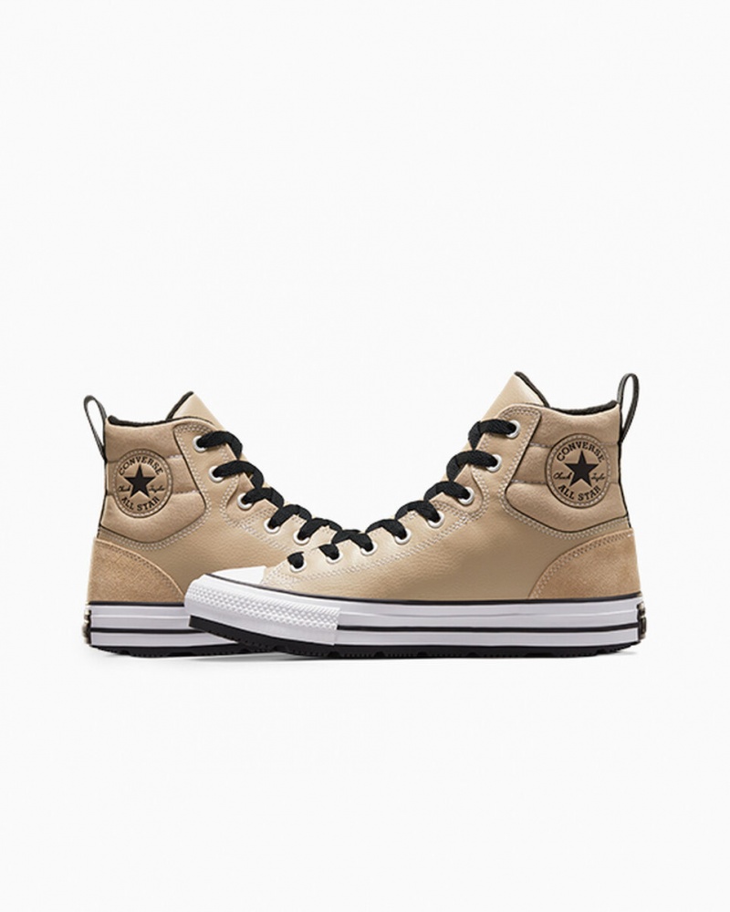 Converse Chuck Taylor All Star Berkshire Boot Khaki Zwart Wit | 9605-IXNAR