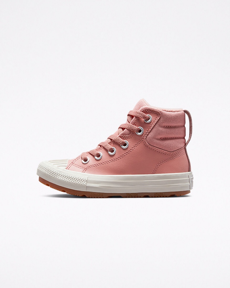 Converse Chuck Taylor All Star Berkshire Boot Leren Roze Roze | 6851-YMJIU