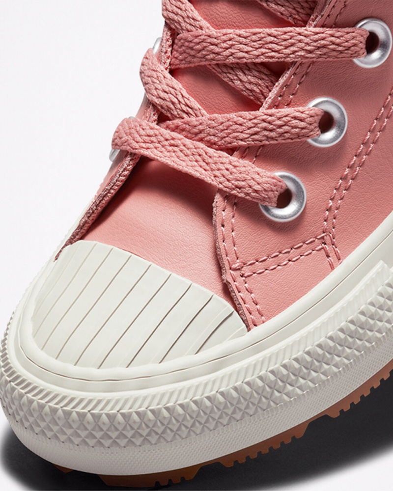 Converse Chuck Taylor All Star Berkshire Boot Leren Roze Roze | 6851-YMJIU