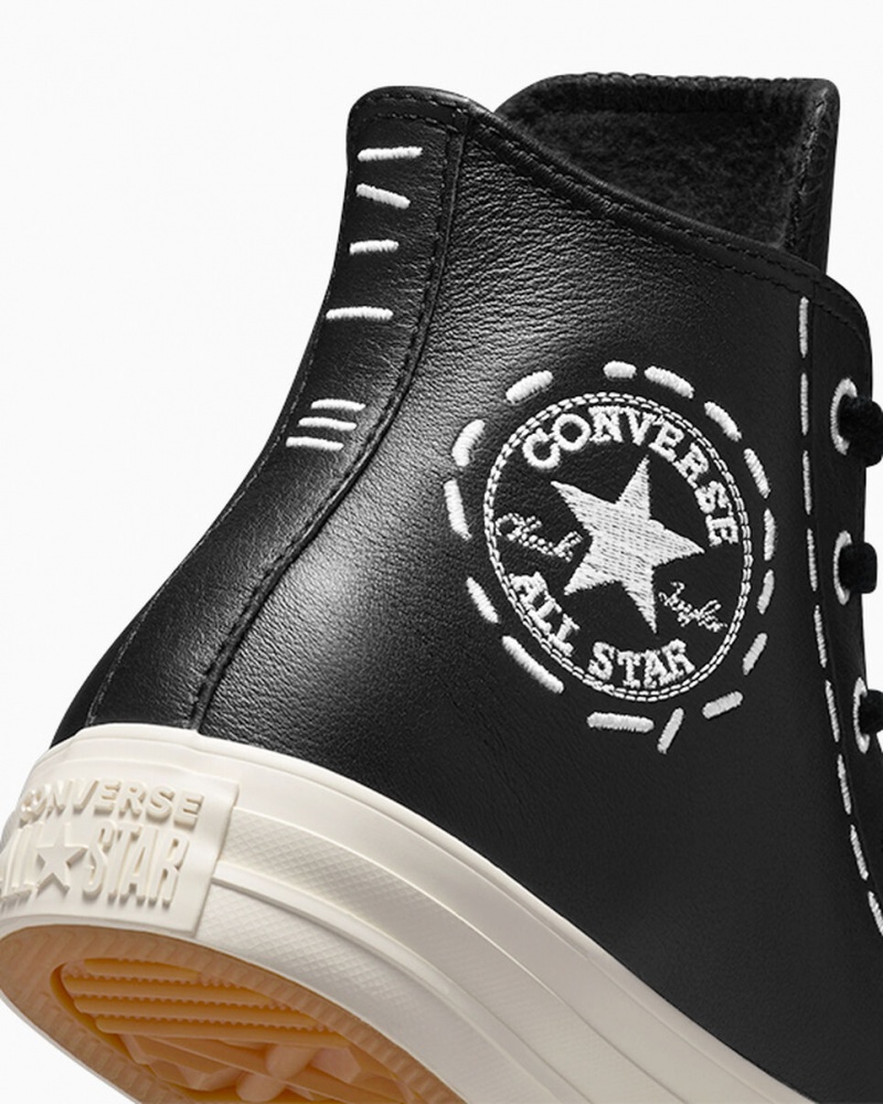 Converse Chuck Taylor All Star Bold Stitch Zwart Zwart | 5076-MHZAP