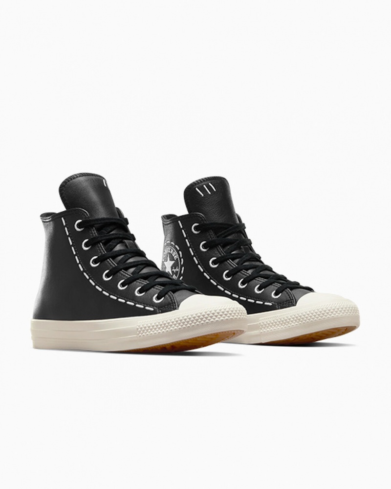 Converse Chuck Taylor All Star Bold Stitch Zwart Zwart | 5076-MHZAP