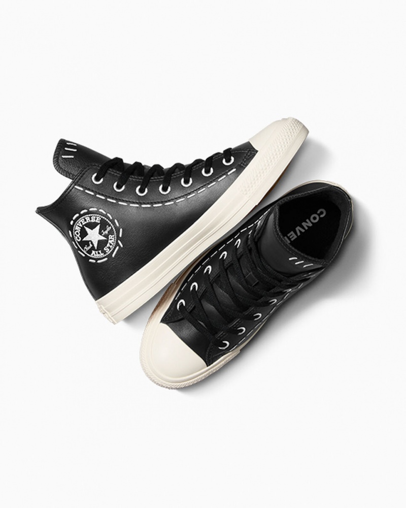 Converse Chuck Taylor All Star Bold Stitch Zwart Zwart | 5076-MHZAP