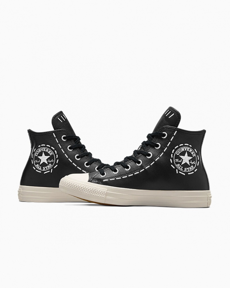 Converse Chuck Taylor All Star Bold Stitch Zwart Zwart | 5076-MHZAP