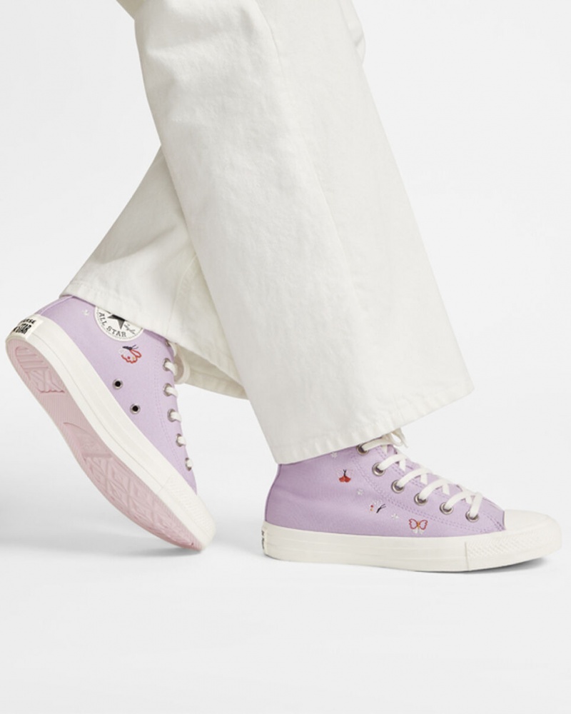 Converse Chuck Taylor All Star Butterfly Wings Zwart | 0295-DJXQW