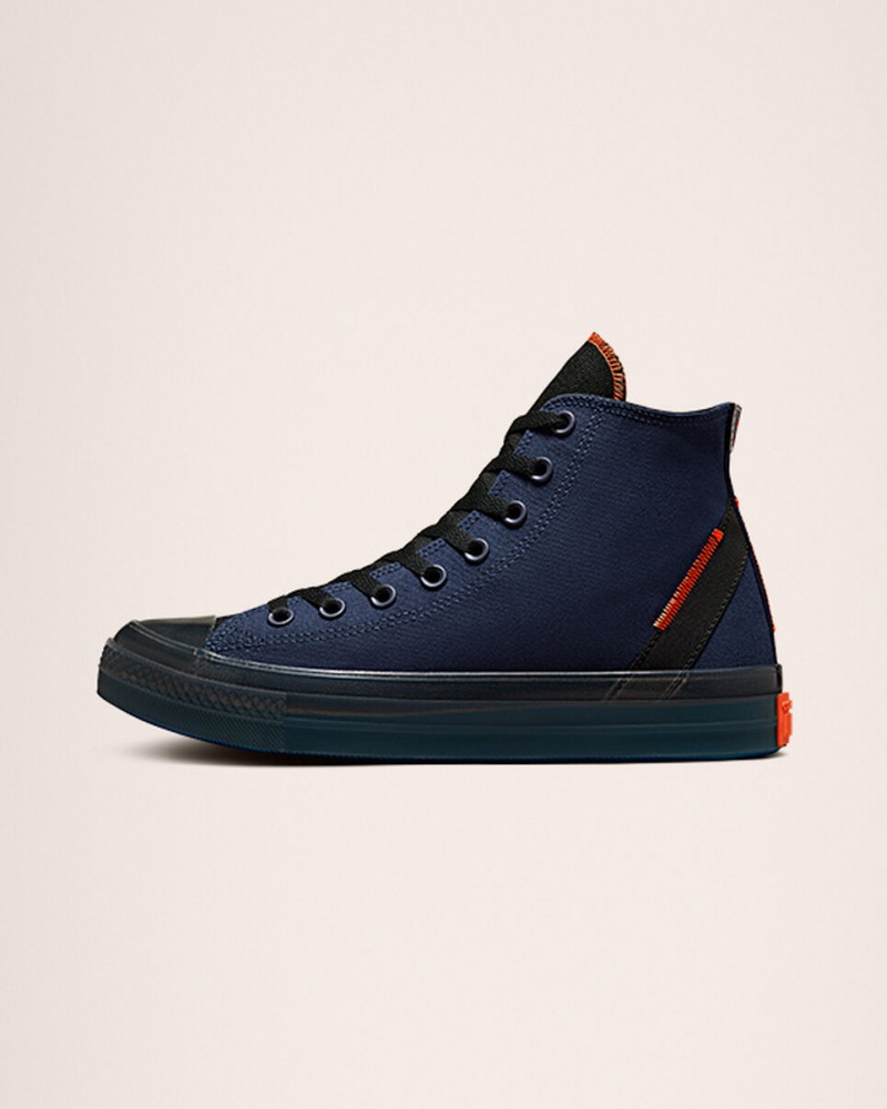 Converse Chuck Taylor All Star CX Stretch Canvas Donkerblauw Zwart Mango | 4392-FHJGR