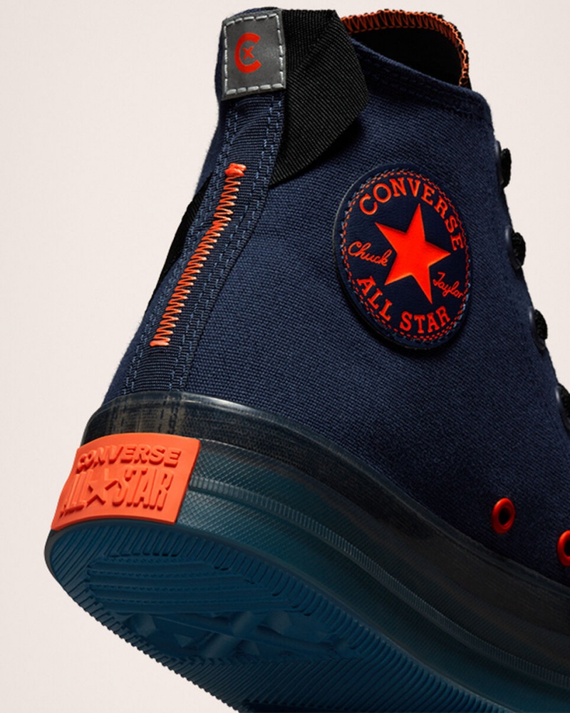 Converse Chuck Taylor All Star CX Stretch Canvas Donkerblauw Zwart Mango | 4392-FHJGR