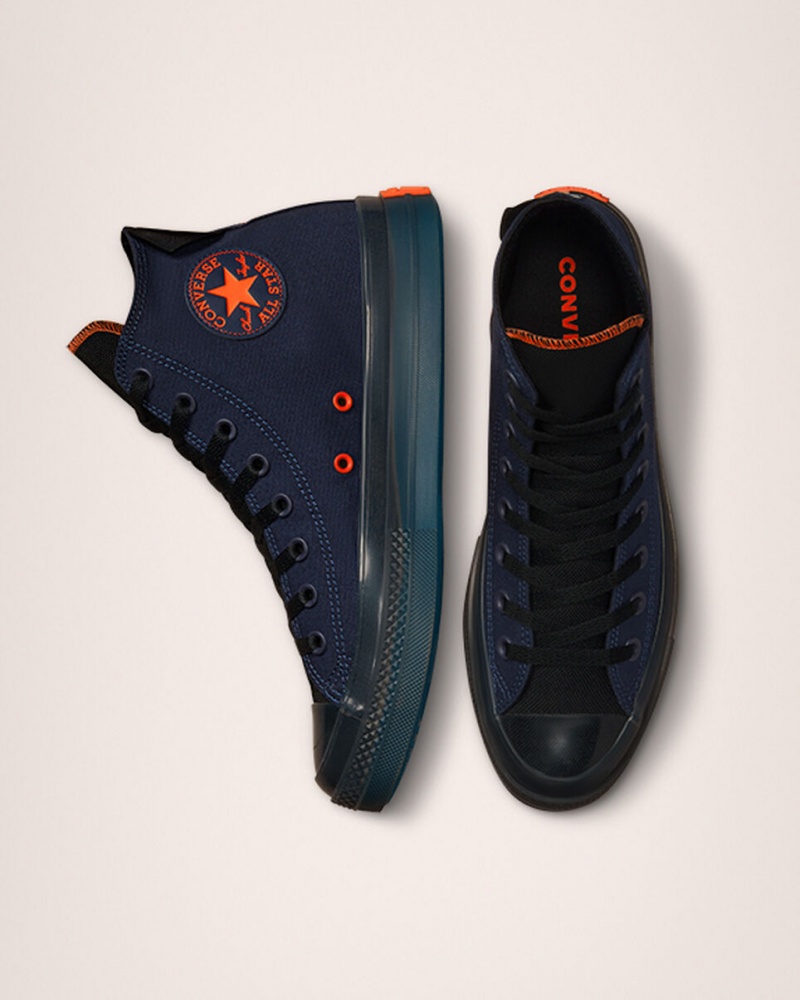 Converse Chuck Taylor All Star CX Stretch Canvas Donkerblauw Zwart Mango | 4392-FHJGR