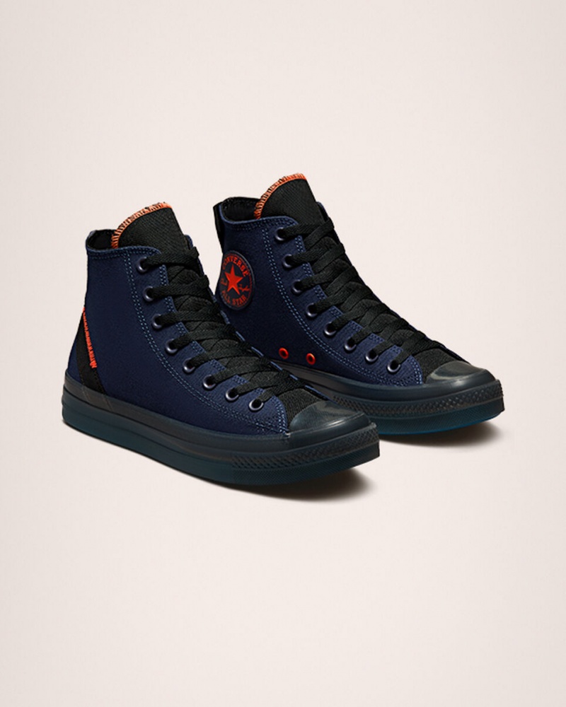 Converse Chuck Taylor All Star CX Stretch Canvas Donkerblauw Zwart Mango | 4392-FHJGR