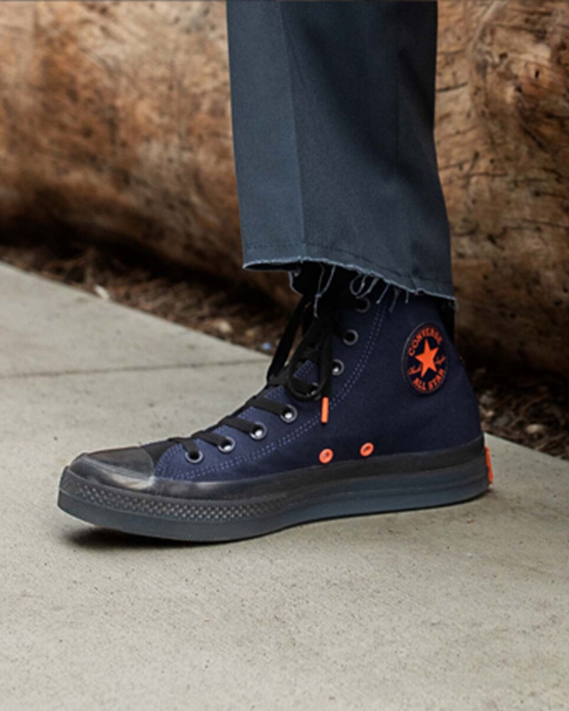 Converse Chuck Taylor All Star CX Stretch Canvas Donkerblauw Zwart Mango | 4392-FHJGR