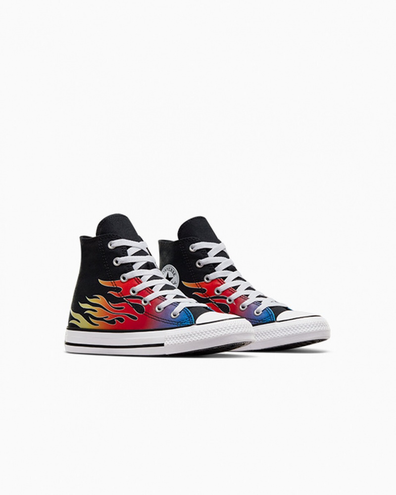 Converse Chuck Taylor All Star Cars Zwart Zwart Wit | 5960-HYLEN