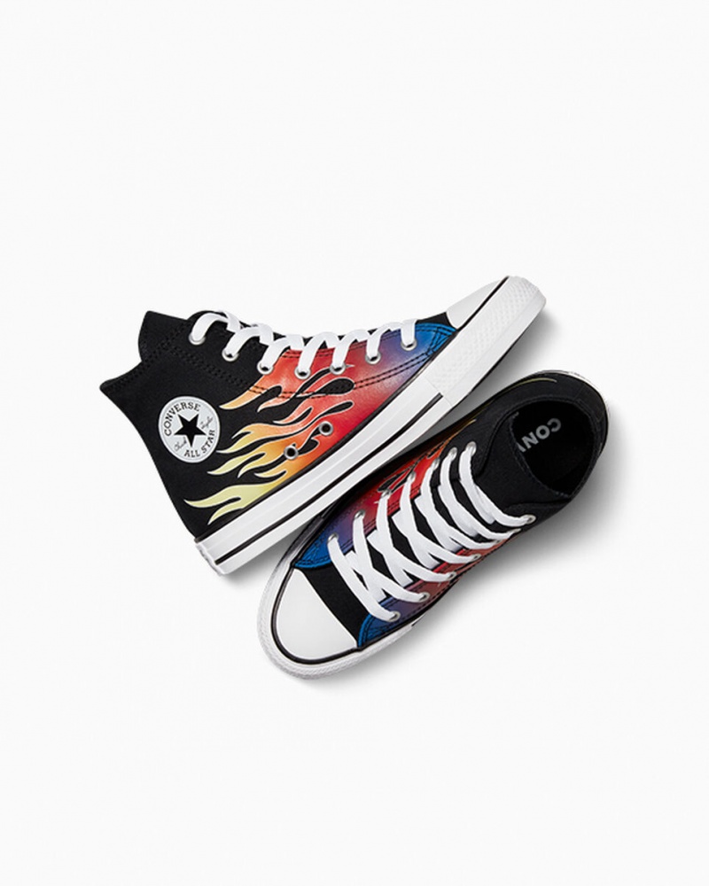 Converse Chuck Taylor All Star Cars Zwart Zwart Wit | 5960-HYLEN