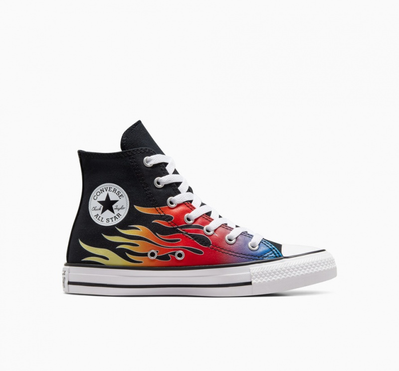 Converse Chuck Taylor All Star Cars Zwart Zwart Wit | 5960-HYLEN