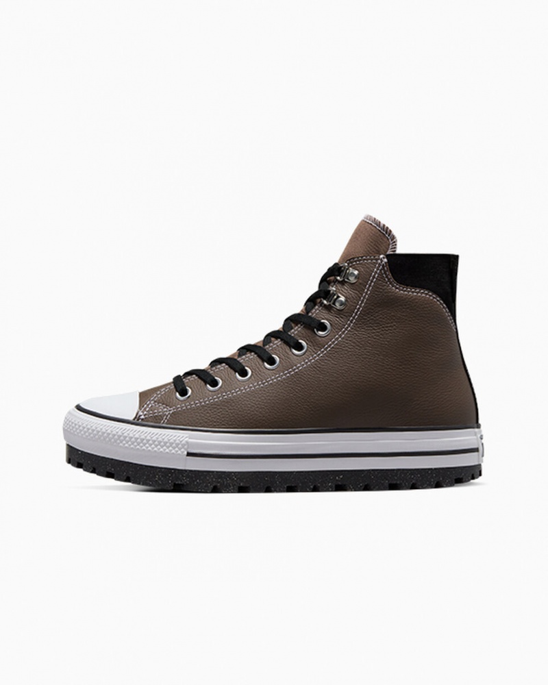 Converse Chuck Taylor All Star City Trek Waterdichte Boot Zwart Wit | 4879-HMSOP