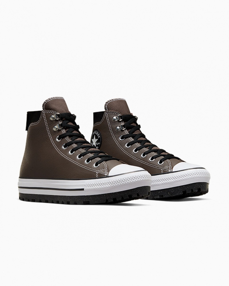 Converse Chuck Taylor All Star City Trek Waterdichte Boot Zwart Wit | 4879-HMSOP