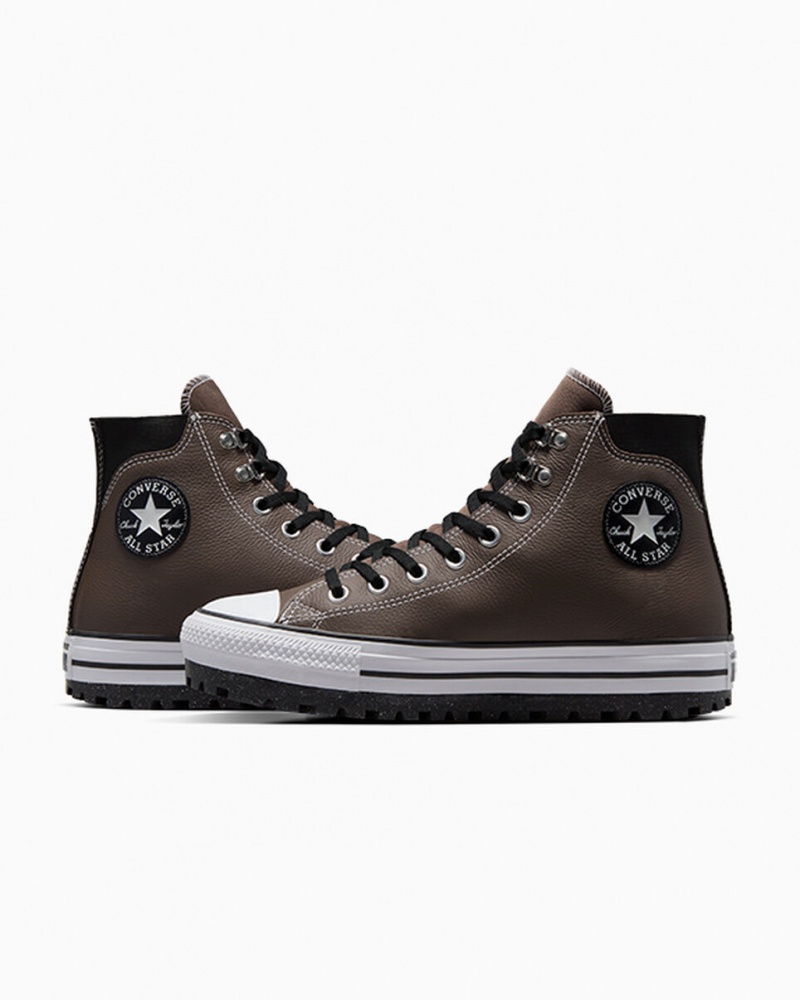 Converse Chuck Taylor All Star City Trek Waterdichte Boot Zwart Wit | 4879-HMSOP